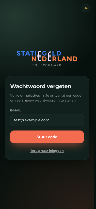 Wachtwoord vergeten