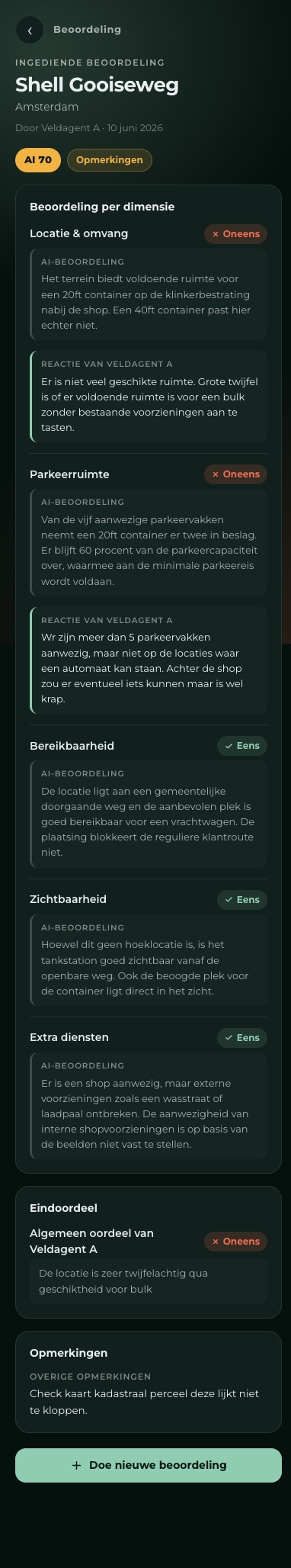 Een beoordeling bekijken